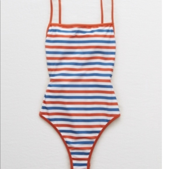 aerie Swim American Eagle Red White And Blue Swimsuit Poshmark